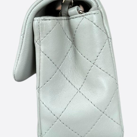 Chanel Grey Mini Rectangular Classic Flap Bag - Picture 4 of 8